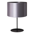 Duolla - Tischleuchte CANNES 1xE14/15W/230V d 20 cm silbern/schwarz