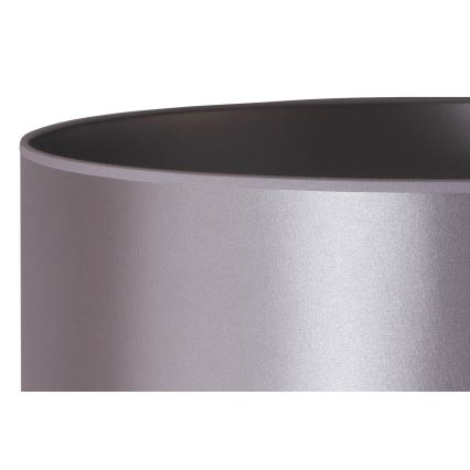 Duolla - Tischleuchte CANNES 1xE14/15W/230V d 20 cm silbern/schwarz