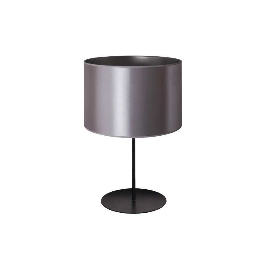 Duolla - Tischleuchte CANNES 1xE14/15W/230V d 20 cm silbern/schwarz