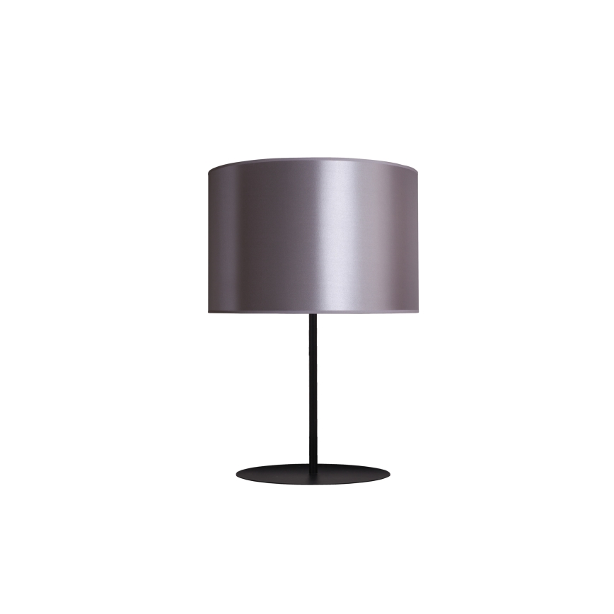 Duolla - Tischleuchte CANNES 1xE14/15W/230V d 20 cm silbern/schwarz