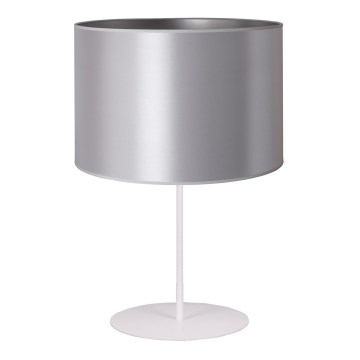 Duolla - Tischleuchte CANNES 1xE14/15W/230V d 20 cm silbern/weiß