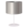 Duolla - Tischleuchte CANNES 1xE14/15W/230V d 20 cm silbern/weiß