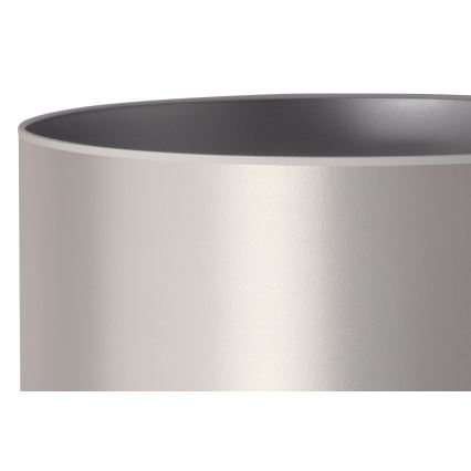 Duolla - Tischleuchte CANNES 1xE14/15W/230V d 20 cm silbern/weiß