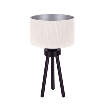 Duolla - Tischleuchte LYON 1xE27/15W/230V d 30 cm cremefarben