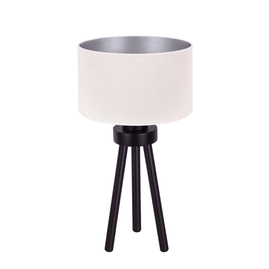 Duolla - Tischleuchte LYON 1xE27/15W/230V d 30 cm cremefarben