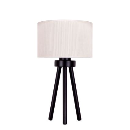 Duolla - Tischleuchte LYON 1xE27/15W/230V d 30 cm cremefarben
