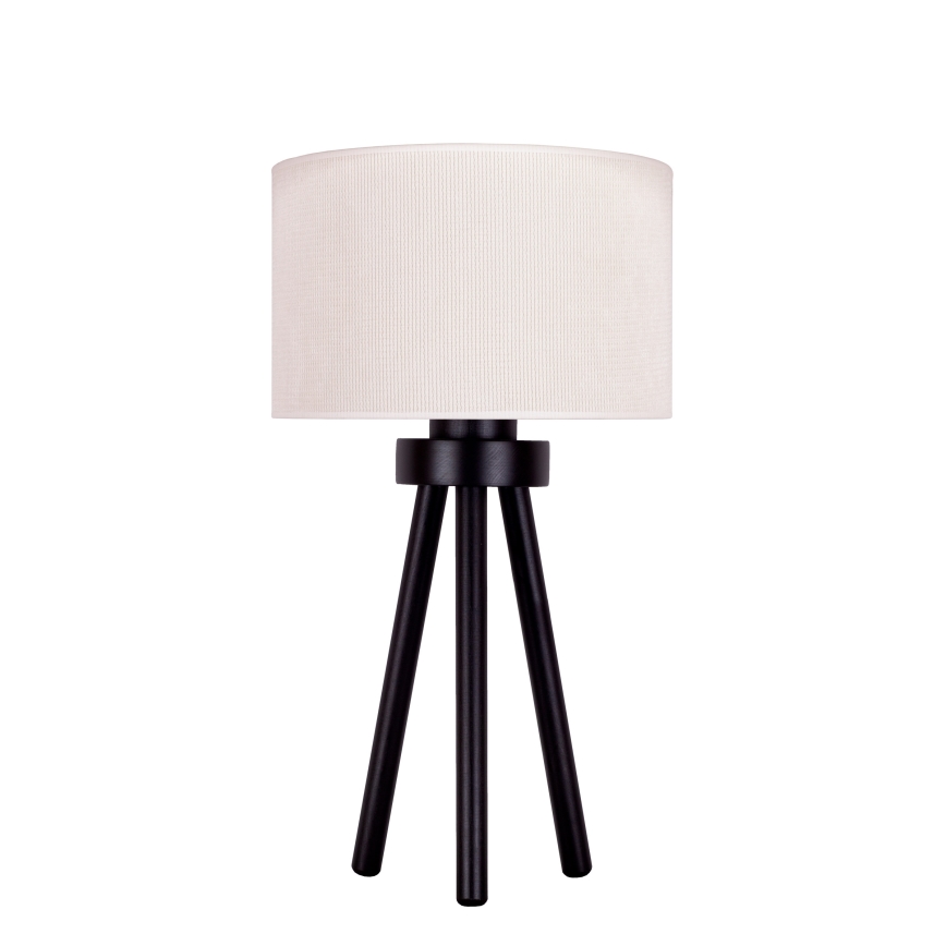 Duolla - Tischleuchte LYON 1xE27/15W/230V d 30 cm cremefarben