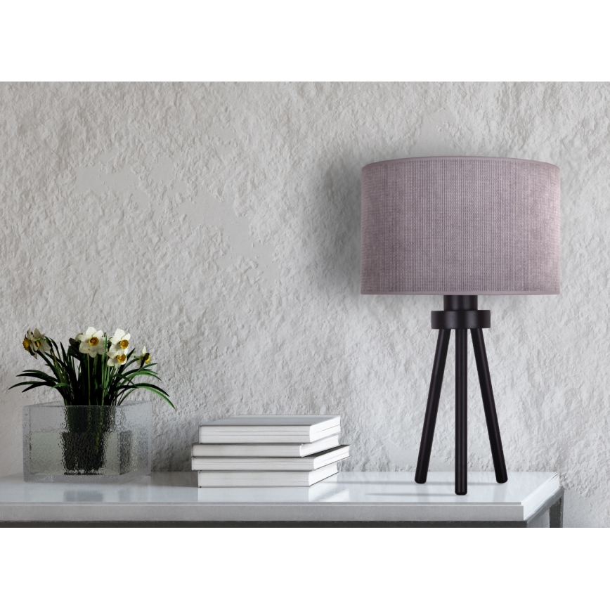 Duolla - Tischleuchte LYON 1xE27/15W/230V d 30 cm grau