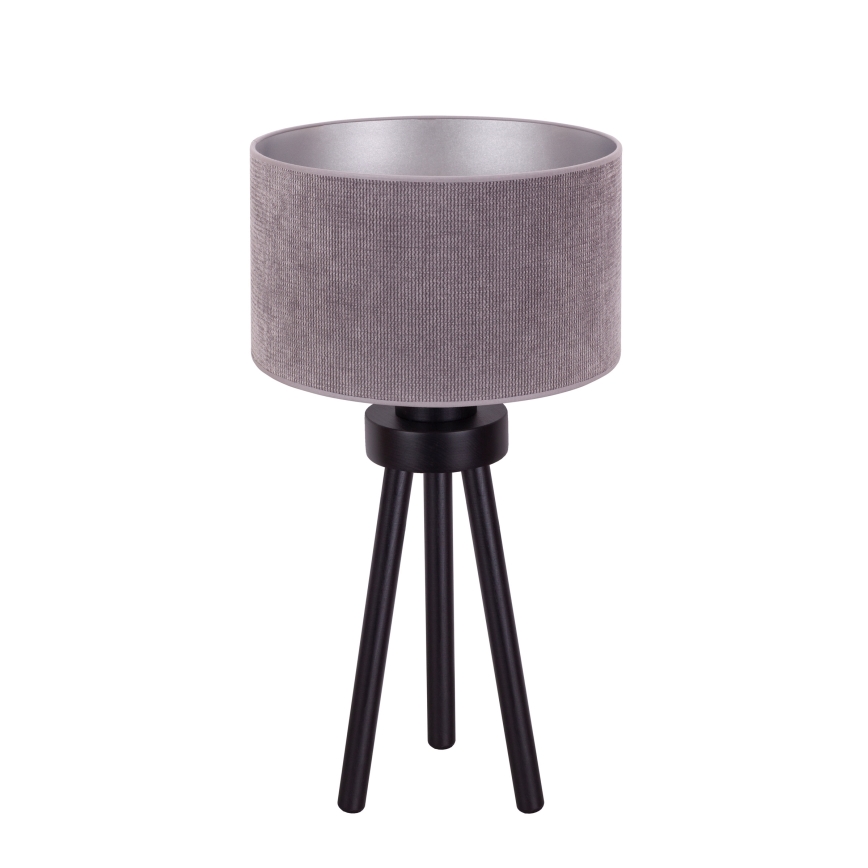 Duolla - Tischleuchte LYON 1xE27/15W/230V d 30 cm grau