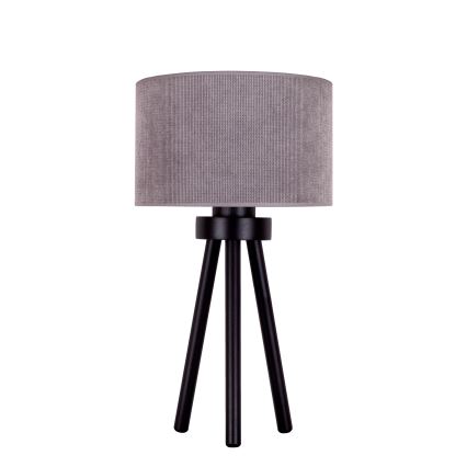 Duolla - Tischleuchte LYON 1xE27/15W/230V d 30 cm grau