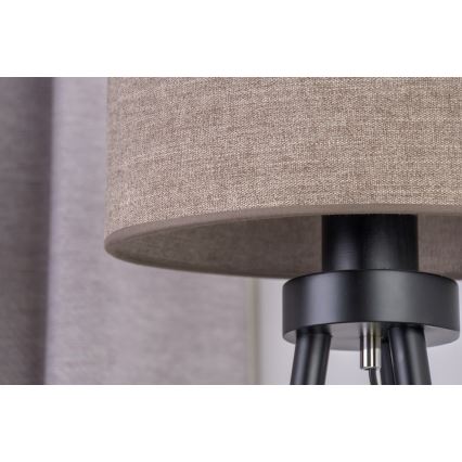 Duolla - Tischleuchte OVAL 1xE27/15W/230V d 30 cm braun