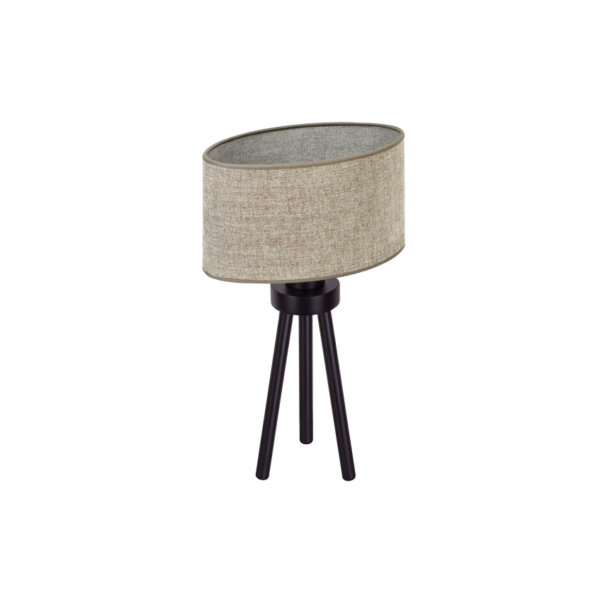 Duolla - Tischleuchte OVAL 1xE27/15W/230V d 30 cm braun