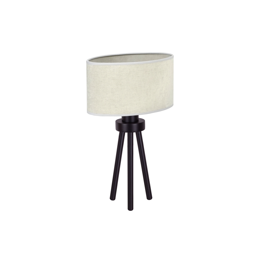 Duolla - Tischleuchte OVAL 1xE27/15W/230V d 30 cm grau