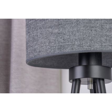 Duolla - Tischleuchte OVAL 1xE27/15W/230V d 30 cm grau