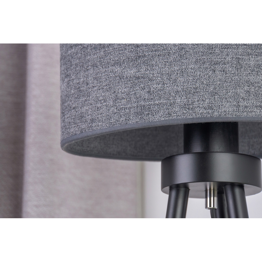 Duolla - Tischleuchte OVAL 1xE27/15W/230V d 30 cm grau