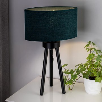 Duolla - Tischleuchte OVAL 1xE27/15W/230V d 30 cm grün
