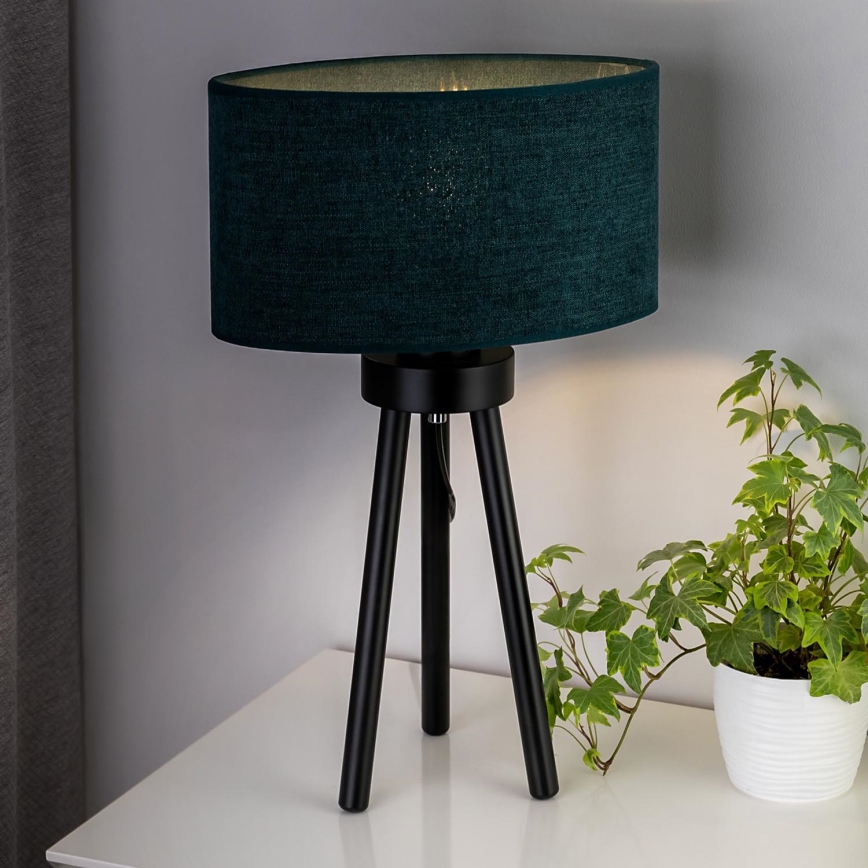 Duolla - Tischleuchte OVAL 1xE27/15W/230V d 30 cm grün