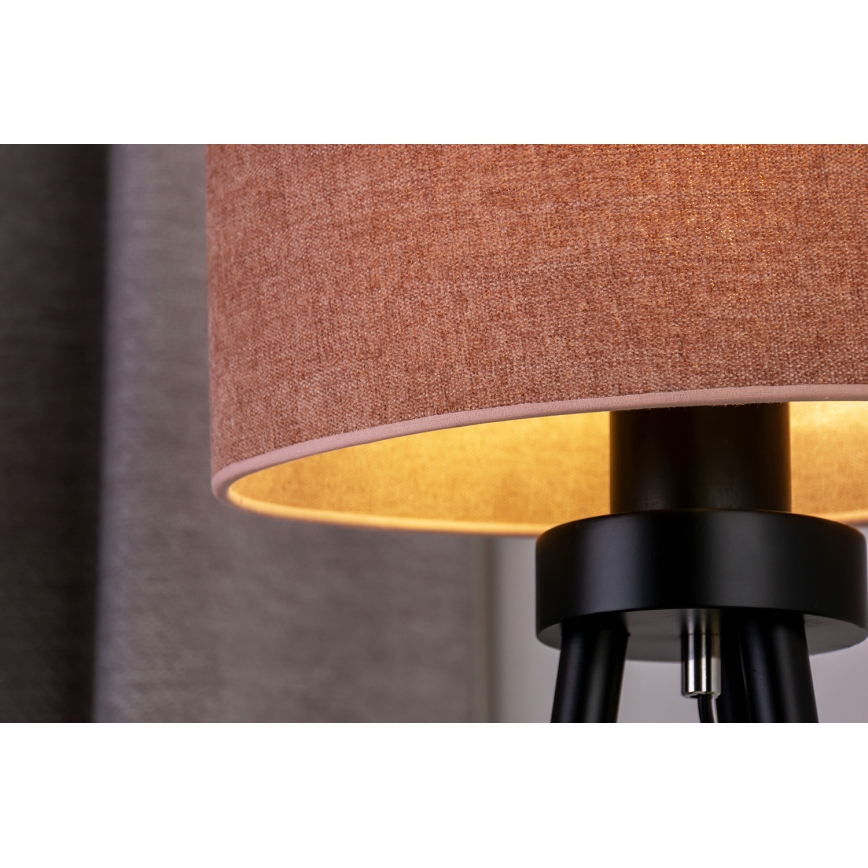 Duolla - Tischleuchte OVAL 1xE27/15W/230V d 30 cm rosa