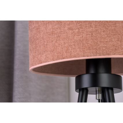 Duolla - Tischleuchte OVAL 1xE27/15W/230V d 30 cm rosa