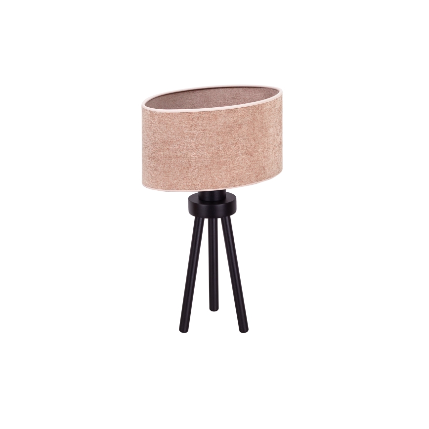 Duolla - Tischleuchte OVAL 1xE27/15W/230V d 30 cm rosa