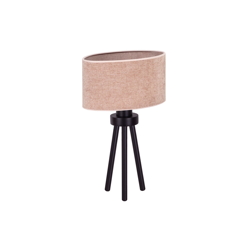 Duolla - Tischleuchte OVAL 1xE27/15W/230V d 30 cm rosa