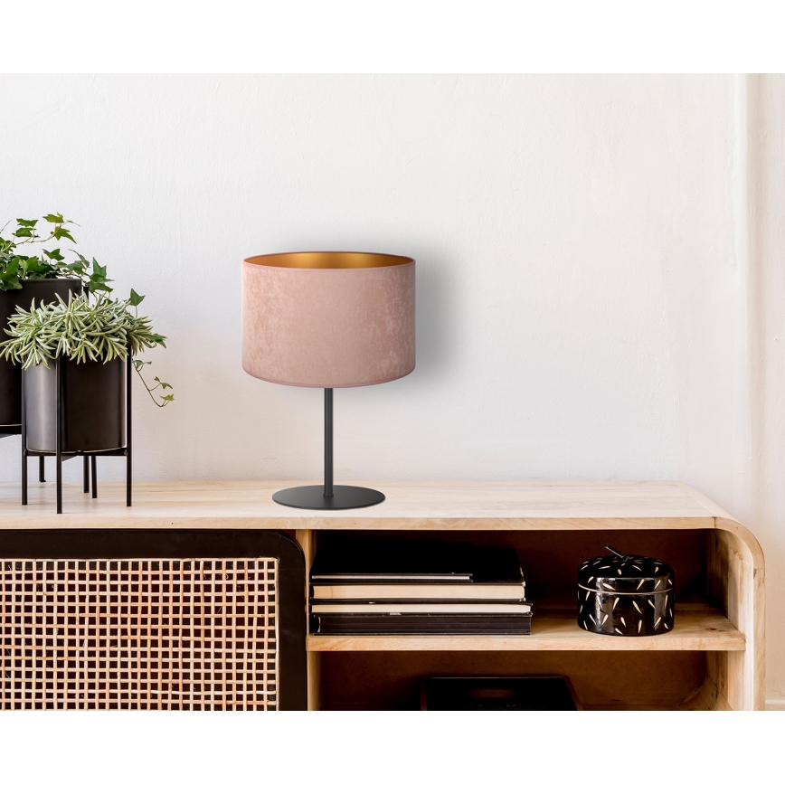 Duolla - Tischleuchte ROLLER 1xE14/15W/230V d 20 cm beige/golden