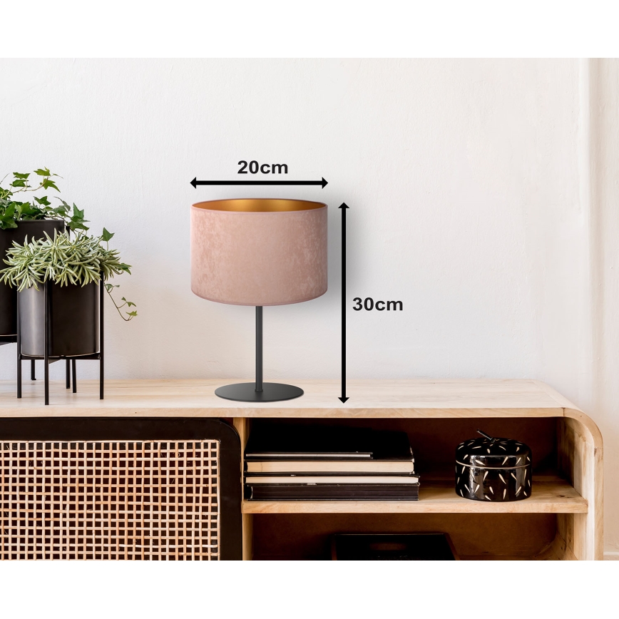Duolla - Tischleuchte ROLLER 1xE14/15W/230V d 20 cm beige/golden