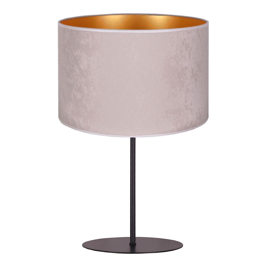 Duolla - Tischleuchte ROLLER 1xE14/15W/230V d 20 cm grau/golden