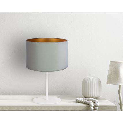 Duolla - Tischleuchte ROLLER 1xE14/15W/230V d 20 cm hellgrün/golden