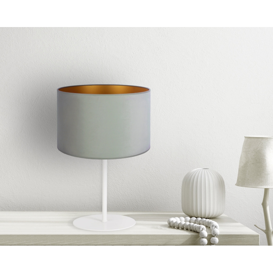Duolla - Tischleuchte ROLLER 1xE14/15W/230V d 20 cm hellgrün/golden