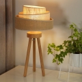 Duolla - Tischleuchte YUTE TRIO 1xE27/15W/230V d 25 cm braun/grau/beige