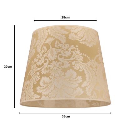 Duolla - Universal-Lampenschirm CLASSIC L E27 d 38 cm golden