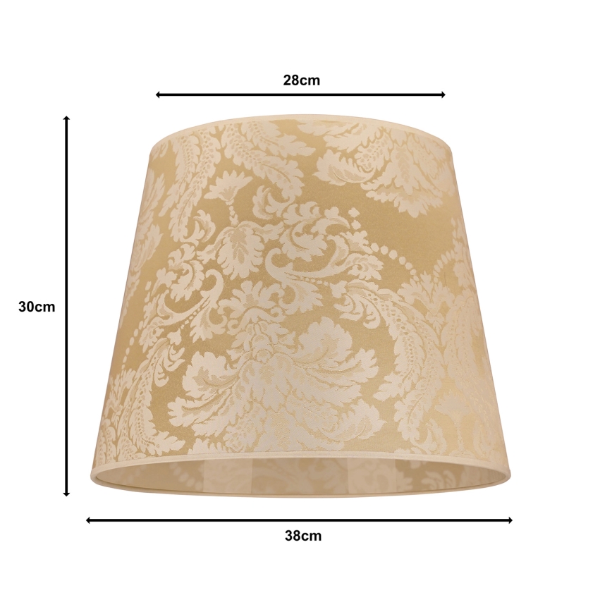 Duolla - Universal-Lampenschirm CLASSIC L E27 d 38 cm golden