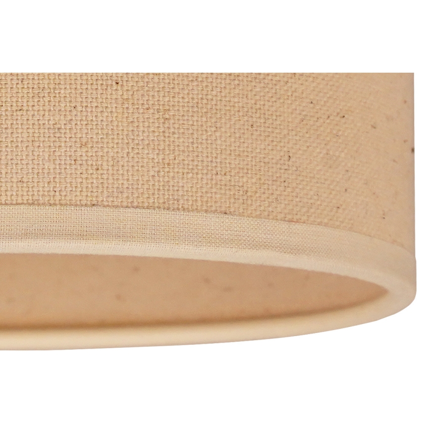 Duolla - Universal-Lampenschirm ROLLER E27 d 13 cm beige