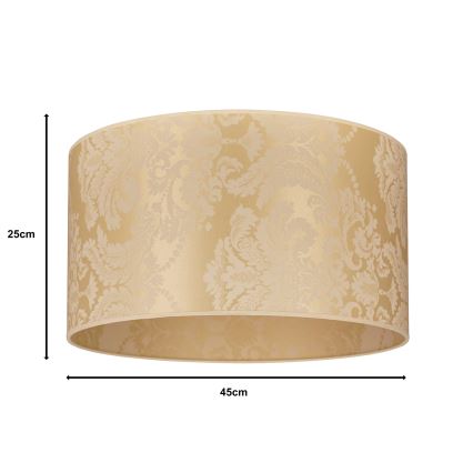 Duolla - Universal-Lampenschirm ROLLER E27 d 45 cm golden