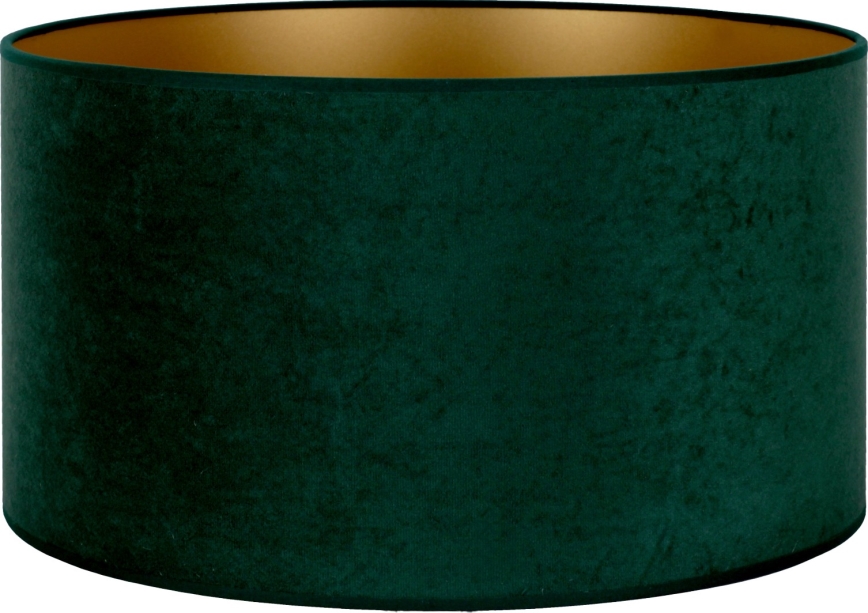 Duolla - Universal-Lampenschirm VELVET E27 d 35 cm grün/golden