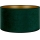 Duolla - Universal-Lampenschirm VELVET E27 d 35 cm grün/golden