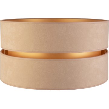 Duolla - Universeller Lampenschirm DUO E27 Ø 40 cm Beige/Gold
