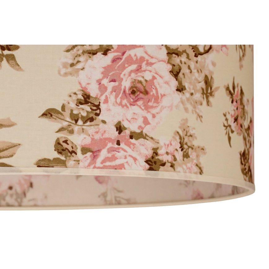 Duolla - Universeller ROLLER Lampenschirm E27 Ø 45 cm Rose