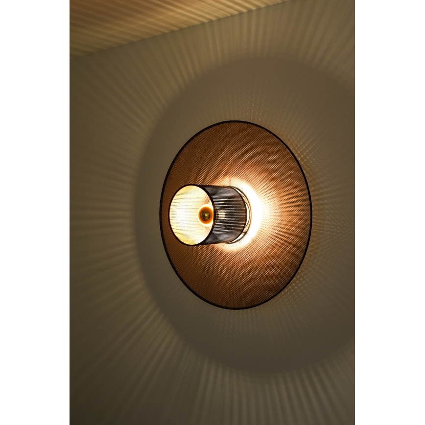 Duolla - Wandleuchte TOKYO SHINY 1xE27/15W/230V d 50 cm kupfern/schwarz