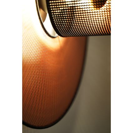 Duolla - Wandleuchte TOKYO SHINY 1xE27/15W/230V d 50 cm kupfern/schwarz