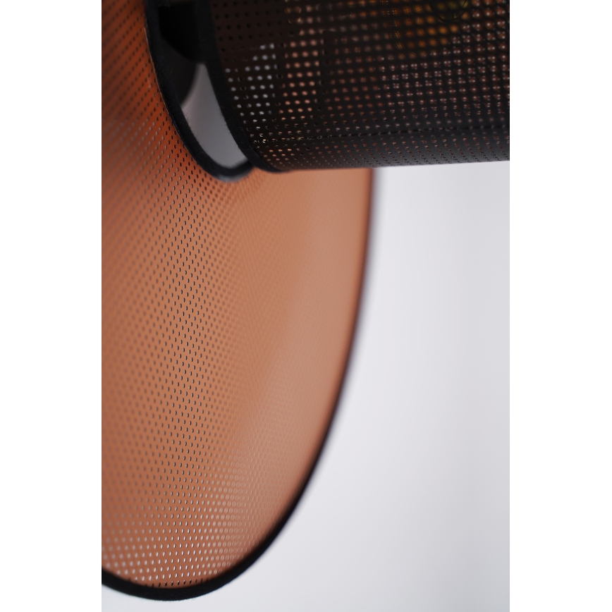 Duolla - Wandleuchte TOKYO SHINY 1xE27/15W/230V d 50 cm kupfern/schwarz