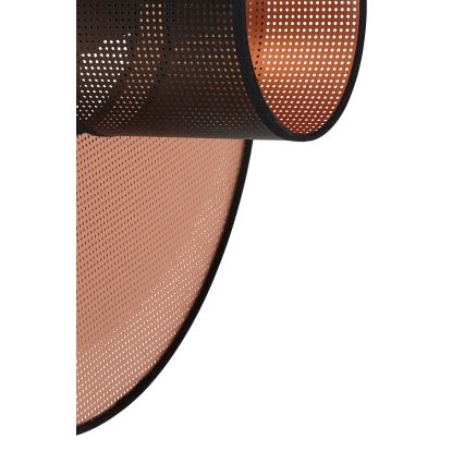 Duolla - Wandleuchte TOKYO SHINY 1xE27/15W/230V d 50 cm kupfern/schwarz