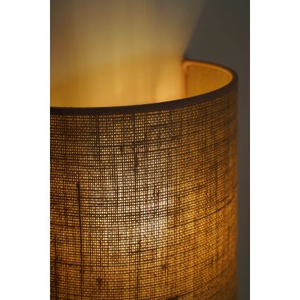 Duolla - Wandleuchte YUTE 1xE27/15W/230V d 20 cm braun