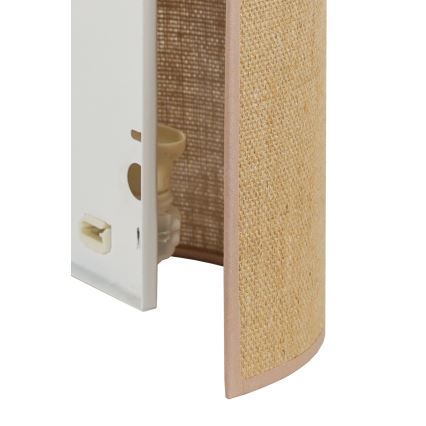Duolla - Wandleuchte YUTE 1xE27/15W/230V d 20 cm braun