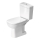Duravit 21110100002 - Kombi-WC D-CODE Keramik / Hochglanzweiß