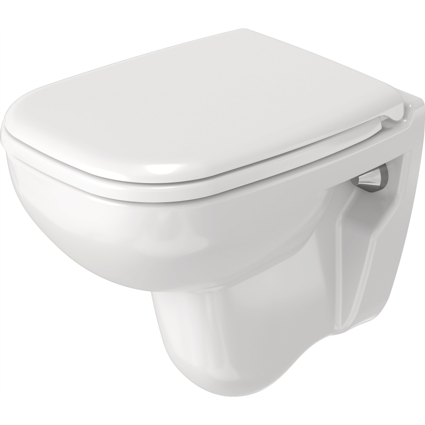 Duravit 22110900002 - Wand-WC D-CODE, Keramik, hochglänzend weiß