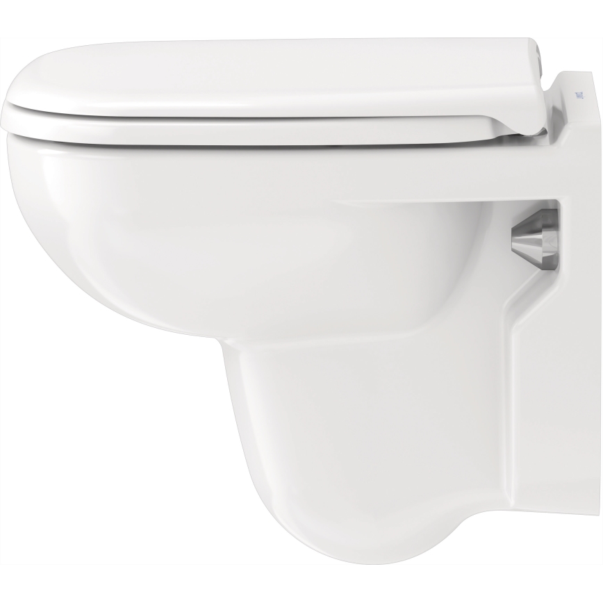 Duravit 22110900002 - Wand-WC D-CODE, Keramik, hochglänzend weiß