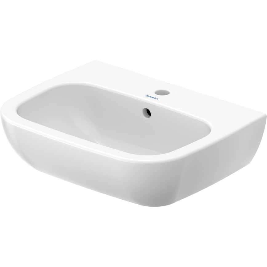 Duravit 23105500002 - Wandhängendes Waschbecken D-CODE 55x43 cm Keramik/glänzend weiß