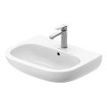 Duravit 23106000002 - Wandhängendes Waschbecken D-CODE 60x46 cm, Keramik/glänzend weiß